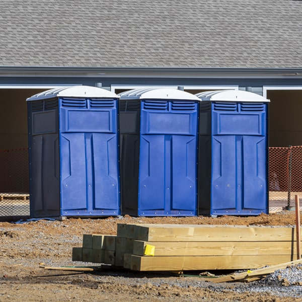 how do you dispose of waste after the portable toilets have been emptied in West Deer